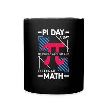Funny Math Teacher for Pi Day Math Geek - Full Colour Mug - black - Front