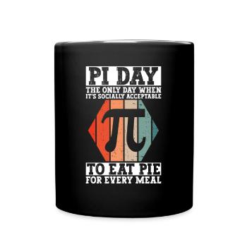 Funny Math Teacher for Pi Day Math Geek - Full Colour Mug - black - Front