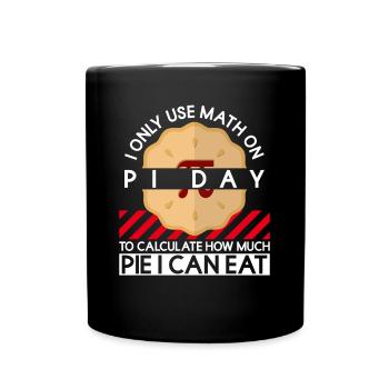 Funny Math Teacher for Pi Day Math Geek - Full Colour Mug - black - Front
