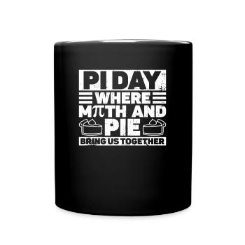 Funny Math Teacher for Pi Day Math Geek - Full Colour Mug - black - Front