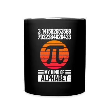 Funny Math Teacher for Pi Day Math Geek - Full Colour Mug - black - Front