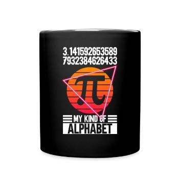 Funny Math Teacher for Pi Day Math Geek - Full Colour Mug - black - Front