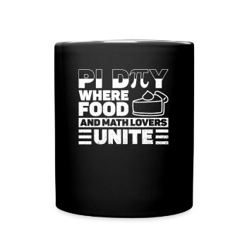Funny Math Teacher for Pi Day Math Geek - Full Colour Mug - black - Front