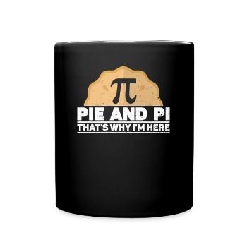 Lustiger Mathelehrer zum Pi Day Mathe Geek - Tasse einfarbig - Schwarz - Vorne