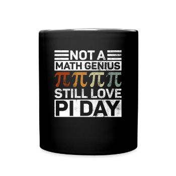Lustiger Mathelehrer zum Pi Day Mathe Geek - Tasse einfarbig - Schwarz - Vorne