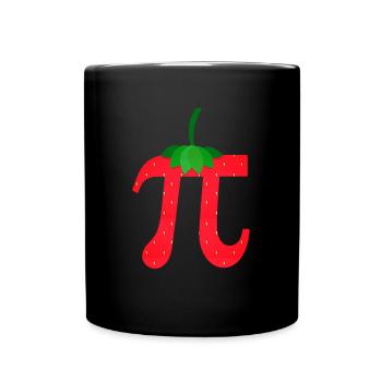 Strawberry Pi - Drôle de professeur de mathématiques pour le jour de Pi - Mug uni - noir - Devant
