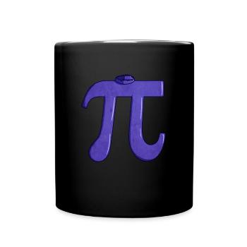 Blueberry Pi - Drôle de professeur de mathématiques pour la journée Pi - Mug uni - noir - Devant