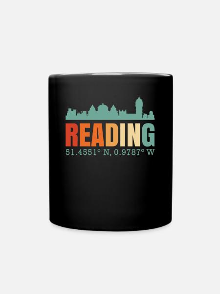 Reading - Tasse einfarbig - Schwarz