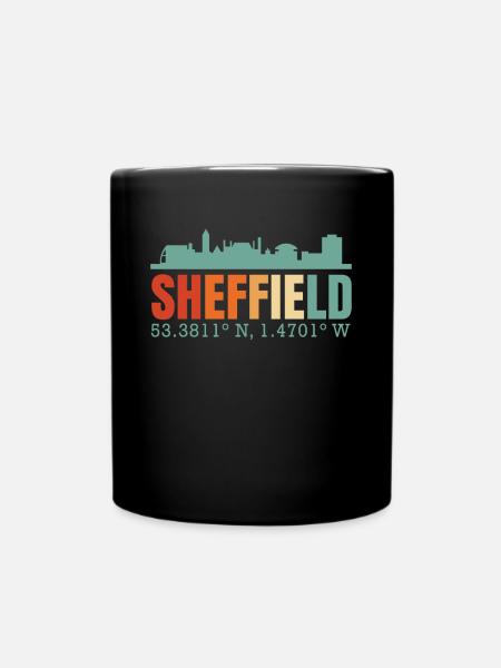 Sheffield - Full Colour Mug - black