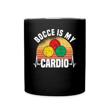 Boccia Petanque Boule Boccia Player Lyonnais - Full Colour Mug - black - Front