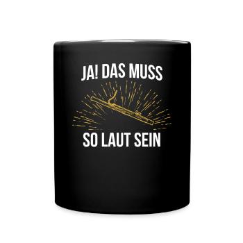 Fagott Fagottspieler Fagottist - Tasse einfarbig - Schwarz - Vorne