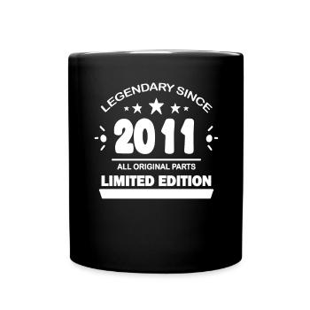 2011 - Born 2011 - Full Colour Mug - black - Front