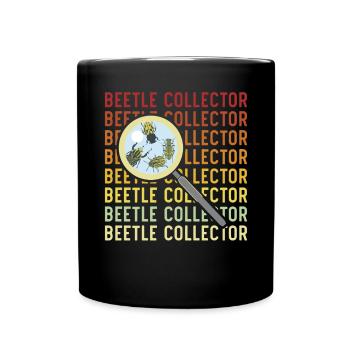 Entomologie des insectes Entomologiste Coléoptère Coléoptère - Mug uni - noir - Devant