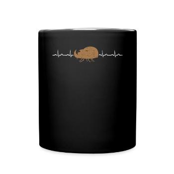 Entomologie des insectes Entomologiste Coléoptère Rythme cardiaque - Mug uni - noir - Devant