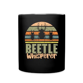 Entomologie des insectes Entomologiste Coléoptère Whisperer - Mug uni - noir - Devant