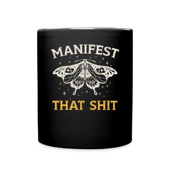 Entomologie des insectes papillons Futur entomologiste - Mug uni - noir - Devant