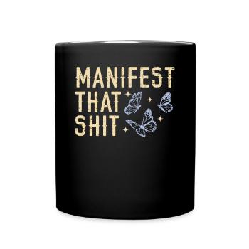 Entomologie des insectes papillons Futur entomologiste - Mug uni - noir - Devant