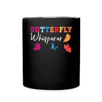 Butterfly Whisperer Entomologie Entomologiste des insectes - Mug uni - noir - Devant