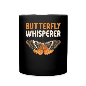 Butterfly Whisperer Entomologie Entomologiste des insectes - Mug uni - noir - Devant