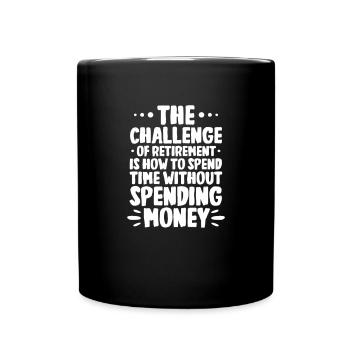 Pension de retraite Pension de pensionné Cadeau de pension de pensionné - Mug uni - noir - Devant