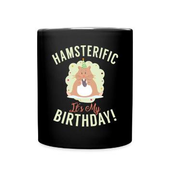 Hamster Lover Hamster Gift - Full Colour Mug - black - Front