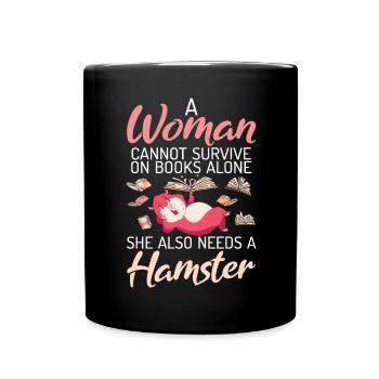 Hamster Lover Hamster Gift - Full Colour Mug - black - Front