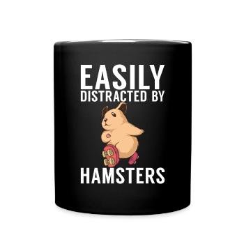 Hamster Lover Hamster Gift - Full Colour Mug - black - Front