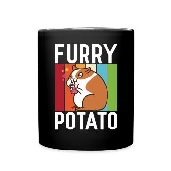 Hamster Liebhaber Hamster Geschenk - Tasse einfarbig - Schwarz - Vorne