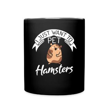 Hamster Lover Hamster Gift - Full Colour Mug - black - Front