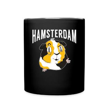 Hamster Liebhaber Hamster Geschenk - Tasse einfarbig - Schwarz - Vorne
