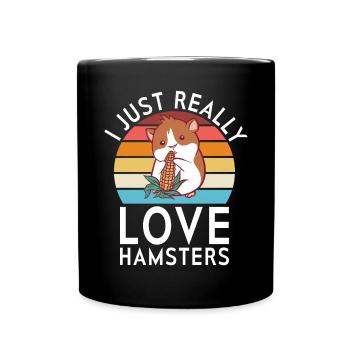 Hamster Lover Hamster Gift - Full Colour Mug - black - Front