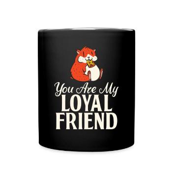 Hamster Liebhaber Hamster Geschenk - Tasse einfarbig - Schwarz - Vorne