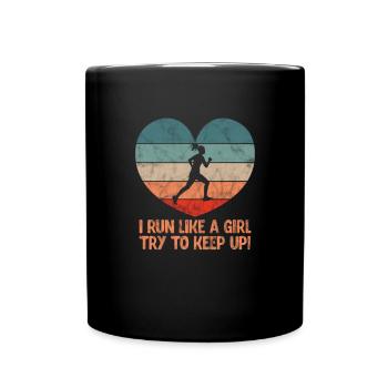 Running Runner Jogging Jogging Runner Cadeau - Mug uni - noir - Devant