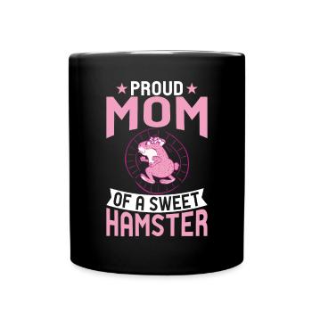 Hamster Lover Hamster Gift - Full Colour Mug - black - Front