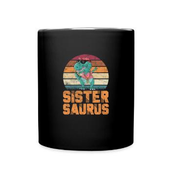 Soeur Frère Frères et sœurs Cadeau de famille - Mug uni - noir - Devant