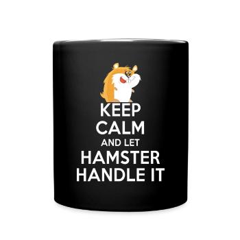 Hamster Lover Hamster Gift - Full Colour Mug - black - Front