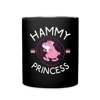 Hamster Liebhaber Hamster Geschenk - Tasse einfarbig - Schwarz - Vorne