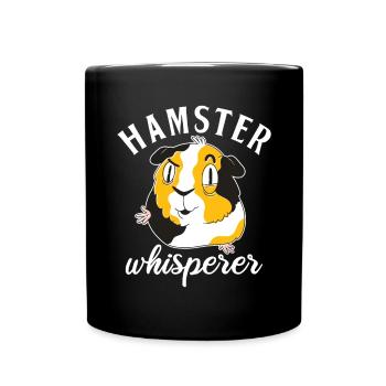 Hamster Liebhaber Hamster Geschenk - Tasse einfarbig - Schwarz - Vorne