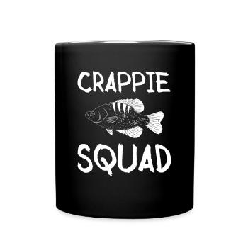 Crappie Squad Shirt Gift - Full Colour Mug - black - Front