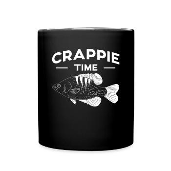 Crappie Time Shirt Gift - Full Colour Mug - black - Front