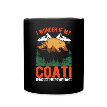 Coati Gift Coati Proboscis - Full Colour Mug - black - Front