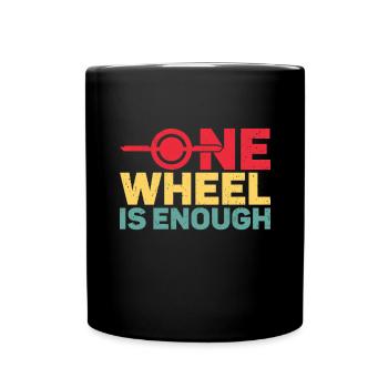 Unicycle - Full Colour Mug - black - Front
