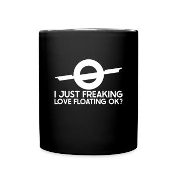 Unicycle - Full Colour Mug - black - Front