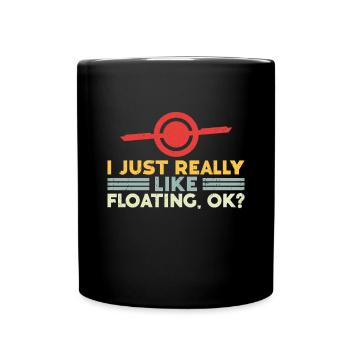 Unicycle - Full Colour Mug - black - Front