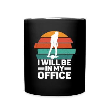 Unicycle - Full Colour Mug - black - Front