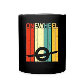 Unicycle - Full Colour Mug - black - Front