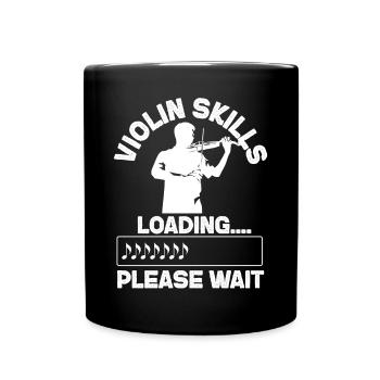 Violon Violoniste Compétences en violon - Mug uni - noir - Devant
