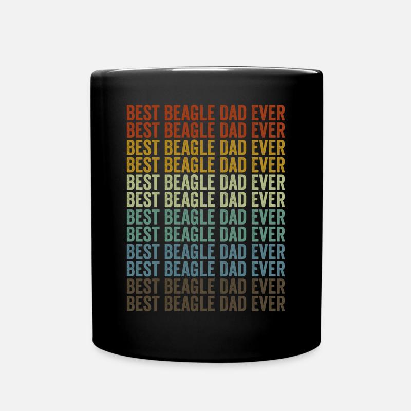Meilleur Beagle Père Jamais Beagle Chien Beagl - Mug uni - noir