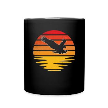 Eagle Retro - Full Colour Mug - black - Front