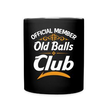 Tenue d’anniversaire officielle du Old Balls Club pour - Mug uni - noir - Devant